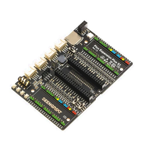 Xicoolee Dual GPIO Expander for Raspberry Pi Pico, Two Sets of External Expansion 2x20PIN,Four HY-2.0-4P Headers,Full-color RGB, Onboard Micro SD Card Slot, for Connecting More Expansion Modules