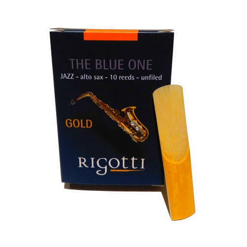 Rigotti RG.JSA Gold Jazz Alto Saxophone Reeds - 2 Strong (10-pack)