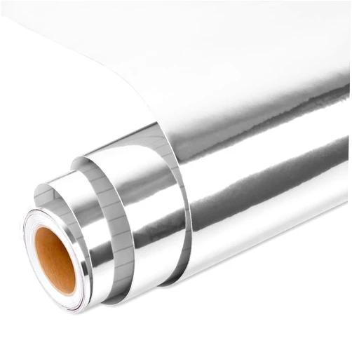 Prime Vinyl Silver Permanent Vinyl, Chrome Silver Vinyl for Cricut - 12