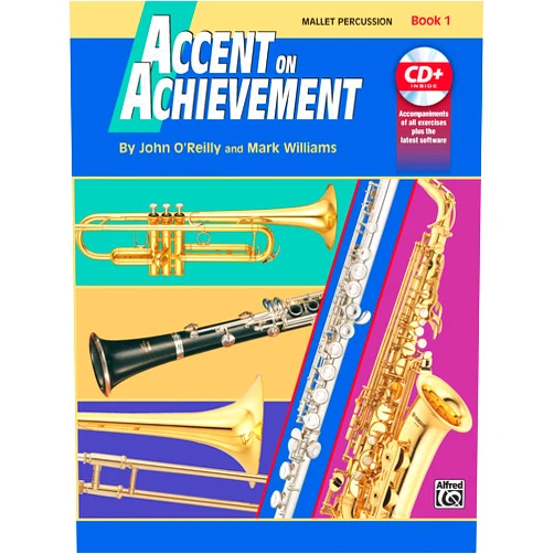 John O'Reilly,Mark Williams Accent on Achievement, Bk 1: Mallet Percussion, Book & Online Audio/Software