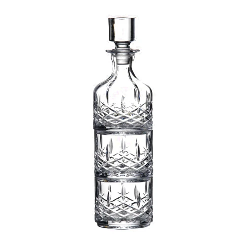 Waterford Marquis by Crystal Waterford Markham Stacking Decanter & Tumbler pair