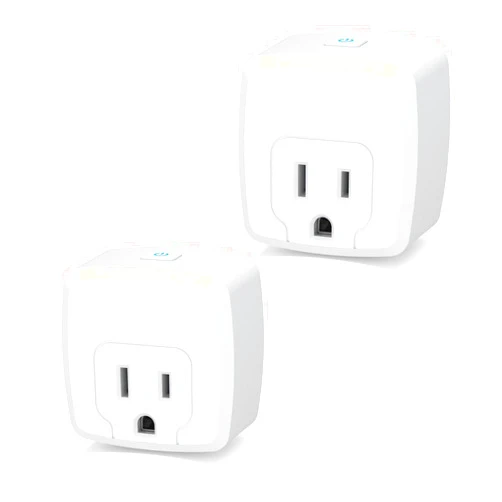 HBN Smart Plug Mini 15A, WiFi Smart Outlet Works with Alexa, Google Home Assistant, Remote Control with Timer Function, No Hub Required, ETL Certified, 2.4G WiFi Only, 2-Pack