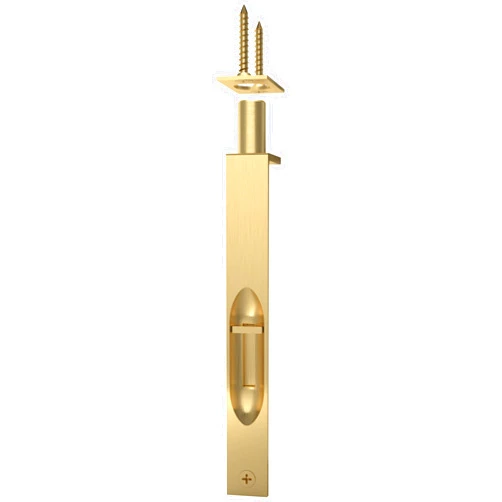 Baldwin 0626 6 Inch Solid Brass Residential Flush Bolt - Lifetime Satin Brass