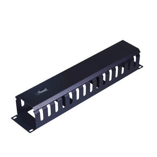 Rosewill 2U 19 Inch Rack Mount Horizontal Cable Management with Mounting M6 Screws, Finger Duct Cable Manager with Cover (RSA-2UCA001)