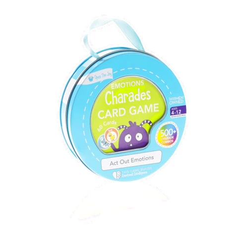 Open The Joy - Emotions Charades Card Game for Kids, Family Fun Educational Activity to Explore Feelings and Expressions - Ages 4 and Up