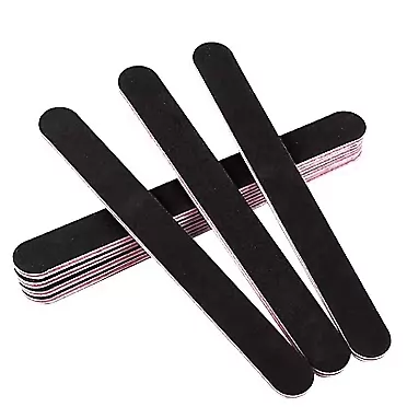 AB 10PCS Professional Nail File Set, Nail Files & Buffers, Double Sided Emery Board (100/180 Grit) - Nail Buffering Files for Home and Salon Use, Professional Nail Files for Acrylic False Nails