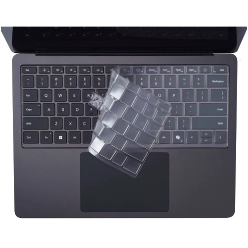 CaseBuy Premium Keyboard Cover for Microsoft Surface Laptop 7(7th Edition Copilot+ PC) 13.8 & 15 inch 2024, Ultra Thin High Transparency TPU Keyboard Skin, US Layout