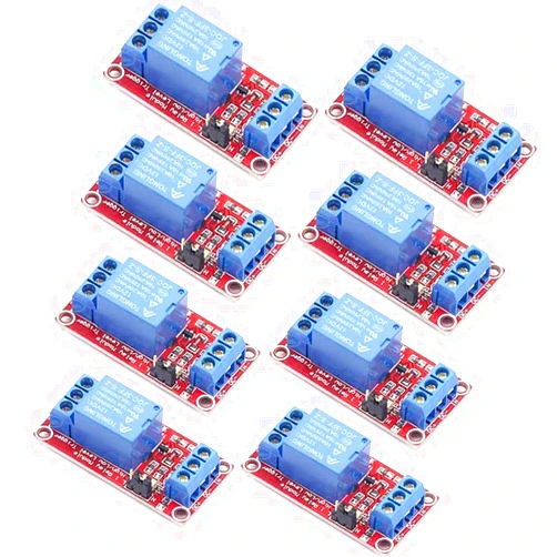 AZKO 5v Relay Module 1 Channel Relay Board for Raspberry Pi with Opto-Isolated High or Low Level Trigger 5v 1 Channel Relay Switch for Arduino