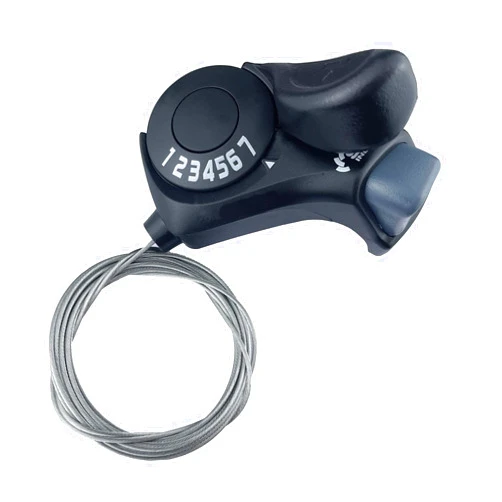 THALOUS Bicycle Gear Shift Lever SL-TX30-6R/7R/3R 3 6 7 Speed Left Right Thumb Shifter for MTB Mountain Bike