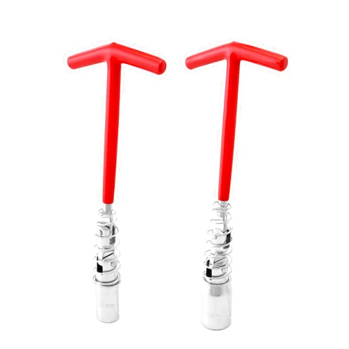 QWORK Universal Spark Plug Socket Wrench, 2 Set 5/8