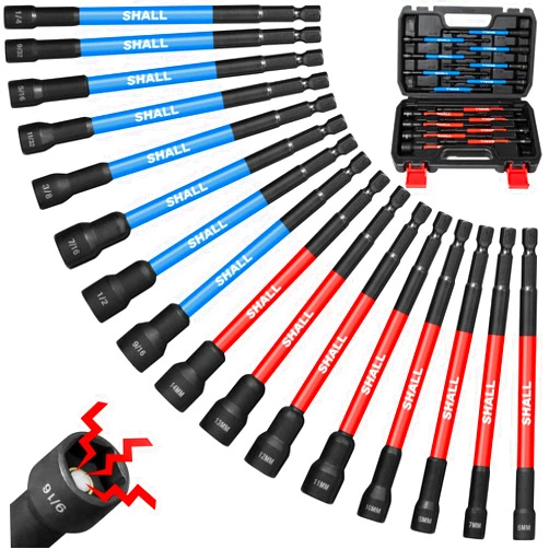 SHALL 16PCS Magnetic Nut Driver Set - 6