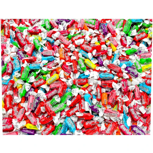 Donty-Tonty TOOTSIE FROOTIES Taffy Candy Assorted Mix (10 Flavors) – Tootsie Rolls Bulk Bag, Individually Wrapped, Fruit Chews, Gluten and Peanut Free, Ultimate Variety, 2 lb (290 Pieces)