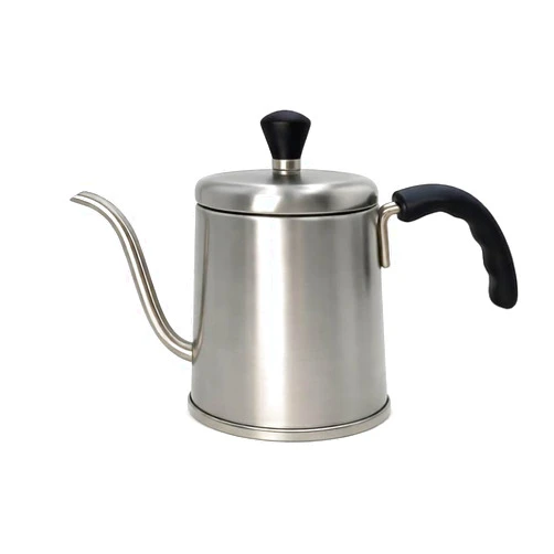 Terra Distribution Gooseneck Kettle [ Made in Japan ] - 1.5 Quart Stainless Steel Pour Over Coffee Kettle, Compatible with IH & Gas Stovetops