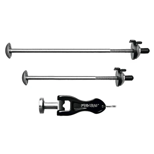RALEIGH Pinhead Bicycle Locking Skewer Set, 2 Pack, Silver (PH-110)