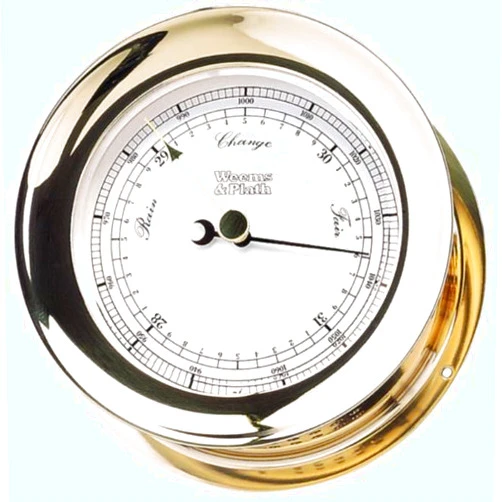 Weems & Plath Atlantis Collection Barometer (Brass)