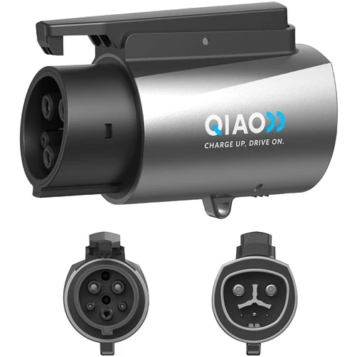 QAOFUL QIAO Fit for Tesla to J1772 Charger Adapter, Up to 48A 250V - NACS to J1772 EV Adapter for Charge J1772 EVS at Tesla AC Charger Station Only, Silver-Plated Efficient Charging Design