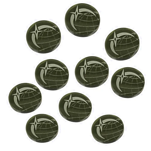 LITKO Frontier Tokens | Compatible with Twilight Imperium 4th Edition | Prophecy of Kings | Exploration