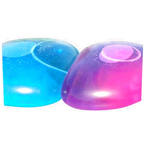 SpyShop Jelly Balloon Ball Bubble Ball, Balloon Inflatable Water-Filled Ball Soft Rubber Ball for Outdoor Beach Pool Party Large -2Pack