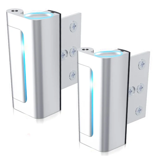 AceMining 2Pack AceMining Door Reinforcement Lock Withstands 800lbs of Force - Silver Extra Child Proof Door Lock Drilling Required,Prevents Unauthorized Entry,Add a Door Security Lock for Home Safety & Privacy