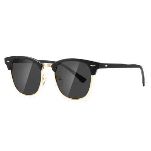 AEVOGUE Polarized Sunglasses For Women And Men Semi Rimless Frame Retro Sun Glasses AE0369