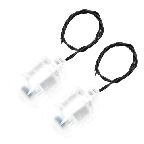 uxcell Vibration Motors DC 12V 4000RPM Massager Vibrating Motor with White Shell 58x44x30mm 2Pcs
