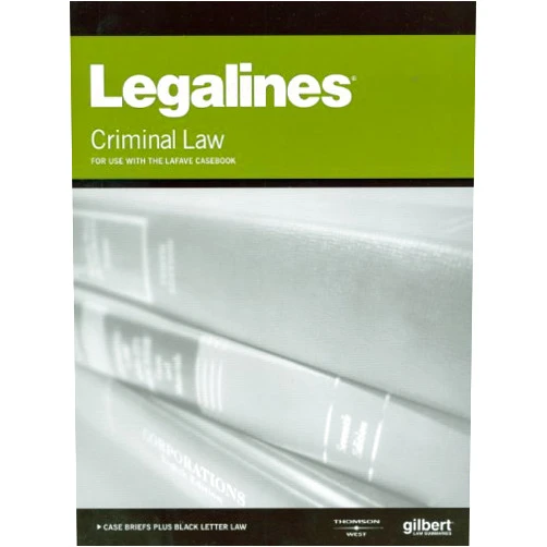 Jonathon Neville Legalines on Criminal Law, Keyed to LaFave