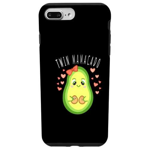 Twin Mamacado Werdende Mutter Kleidung iPhone 7 Plus/8 Plus Women's Twin Mamacado 2022 Gemini Pregnancy T-Shirt Case