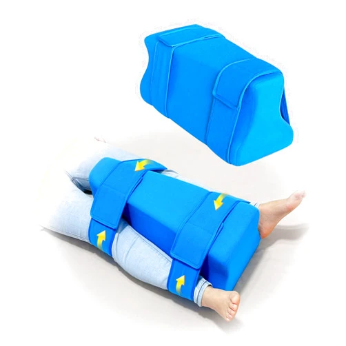 KAAMOS Hip Abduction Pillow Hip Replacement Pillows After Surgery Hip Abductor Pillows for Legs Post Hip Surgery Cushion Recovery Supplies Leg Separator Pillow Hip Wedge Foam with Straps for Reducing Pain