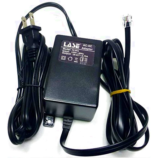 LASE Replacement Power Supply Adapter RS-1 to Fit All Rane Products with Phone Jack Connector Red RJ12 (FX-RS1)