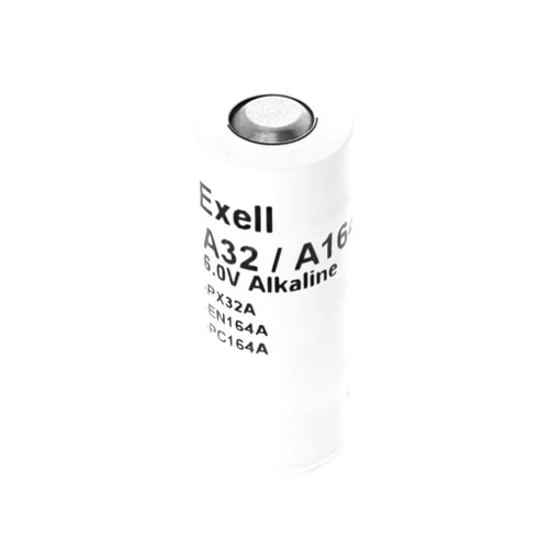 Exell Battery A32PX 6V Alkaline Battery Fits/Replaces Yashicas Electro 35GL, Electro GSN, Electro GTN, Electro AX, MG-1, PX32, Mallory TR164, Eveready 164, E164, V164, National HM-4N, 4NR52