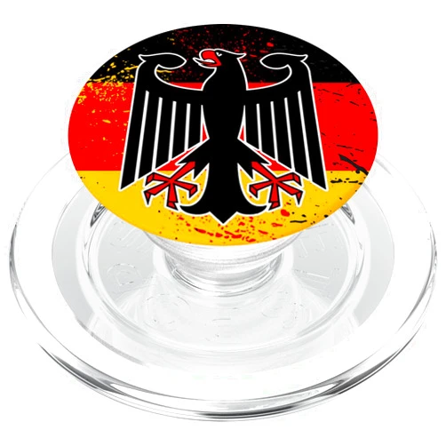 Europe Country Bird Travel Oktoberfest Bavaria Germany German Flag Country Deutschland Eagle Proud Gift PopSockets PopGrip for MagSafe