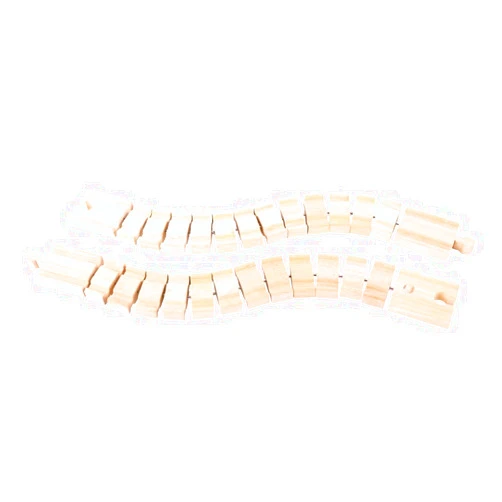 Bigjigs Rail Wooden Crazy Train Track (2 pk) - Compatible with Bigjigs Train Sets and Most Wooden Train Set Brands, Quality Bigjigs Train Accessories