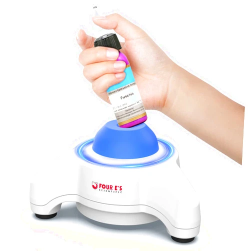 FOUR E'S SCIENTIFIC Mini Vortex Mixer - Lab Vortex Shaker, 5600rpm, Touch Function Portable Paint Mixer for Acrylic Miniature Hobby Model Paints Nail Polish