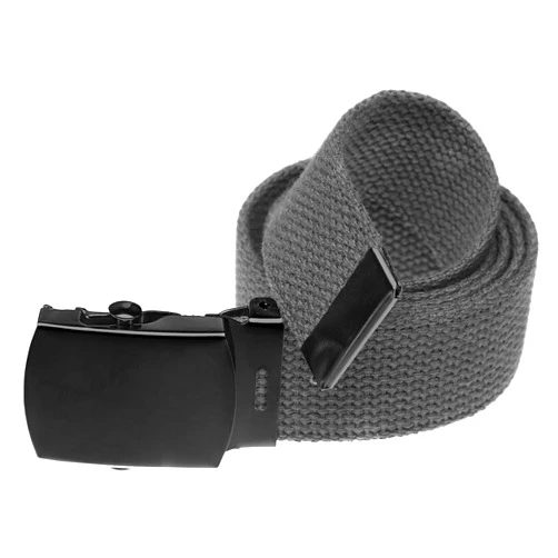 Jackster Inc Jackster Ratchet Slide Web Belt, Military Style with Black Metal Buckle, Adjustable