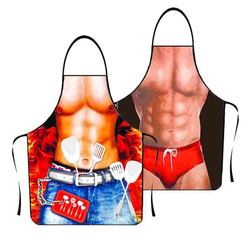 GZKLSMY 2 Pack Adjustable Bib Apron Waterdrop Resistant Cooking Kitchen Aprons for Women Men Chef, Iindividually Funny Apron