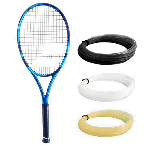 Babolat Pure Drive Plus Tennis Racquet (10th Gen) Strung with 16g Babolat Syn Gut at Mid-Range Tension