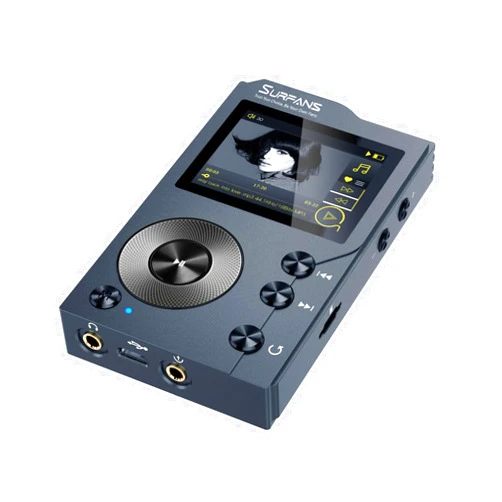 Surfans F20 HiFi MP3 Player with Bluetooth5.2, Lossless DSD High Resolution Digital Audio Music Player, High-Res Portable Audio Player with 32GB Memory Card, Support up to 256GB