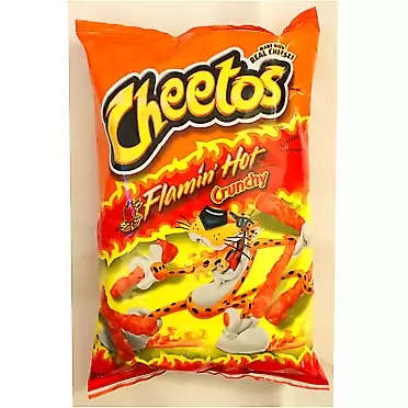 Frito Lay 8.5oz Cheetos Flamin Hot Crunchy, Pack of 4