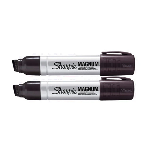 Sharpie 2 Pack 44101 Magnum Permanent Marker Black