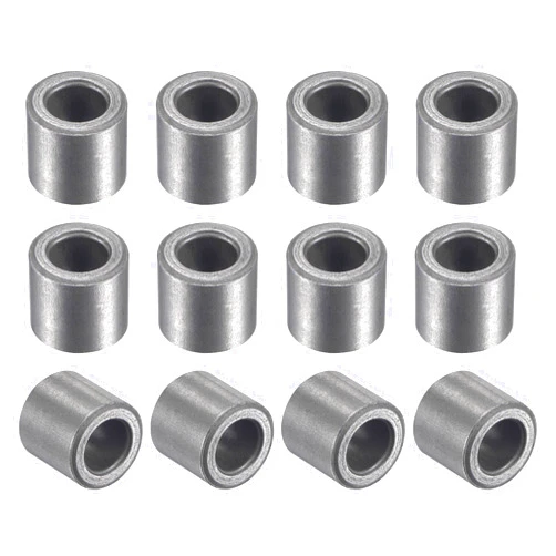 uxcell Sleeve Bearings 8mm Bore 14mm OD 12.5mm Length Sintered Iron Self-Lubricating Bushings 12pcs