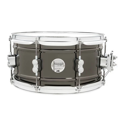 Pacific Drums PDP Concept Series Black Nickel Over Steel Snare Drum 6.5