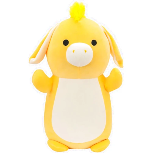 Squishmallows Original 10 inch HugMees Gavyn The Yellow Donkey - Medium Sized Ultrasoft Official Jazwares Plush, Great Gift for Kids, Girls, Boys - Visit The Store