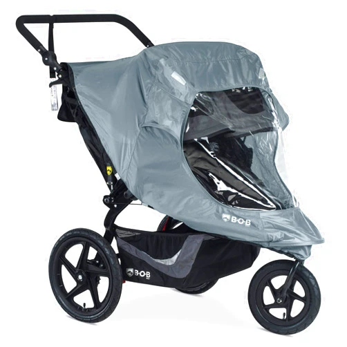 BOB Gear Duallie Swivel Wheel Stroller Weather Shield | Water and Wind Resistant + Ventilated + Easy Install