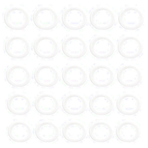 DERNORD Silicone Gasket Tri-Clover (Tri-clamp) O-Ring - 1.5 Inch (Pack of 25)