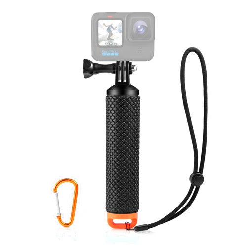 Yullmu Floating Hand Grip, Waterproof Pole Mount for GoPro Hero 13/12/11/10/9/8/7/6/5/4/3/3+/2/1 Session, Handle Mount Accessories for Fusion AKASO DJI Osmo Action Cameras