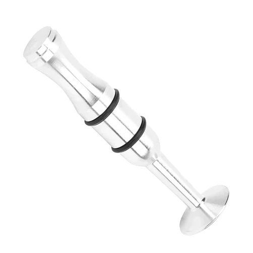 Qj-solar Embouchure Trainer, Mouth Strength Trainer Lip Muscle Builder Training Device for Trumpet, Cornet,Trombones, Horns, Saxophones (Silver)