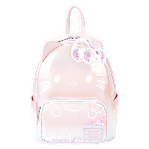 Loungefly Sanrio Hello Kitty 50th Anniversary Clear and Cute Womens Double Strap Shoulder Bag Purse