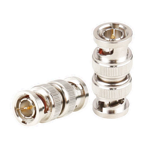 XRDS -RF BNC Male to BNC Male Adapter, 75 Ohm SDI Connector BNC Connector for HD-SDI/3G-SDI/4K/8K SDI Video Camera Cable, Gold