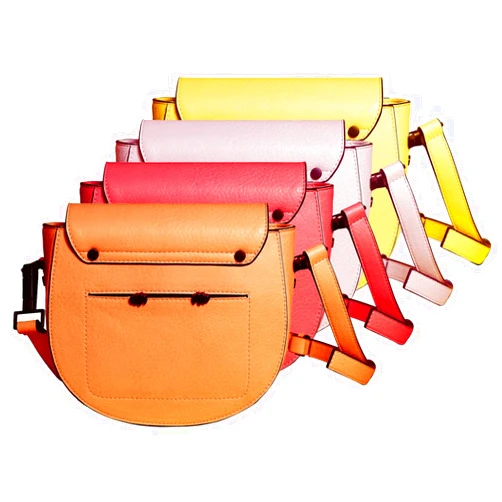 Niko Ineko Women's Saddle Crossbody Peek-A-Boo Pocket Kitty Snout Hardware