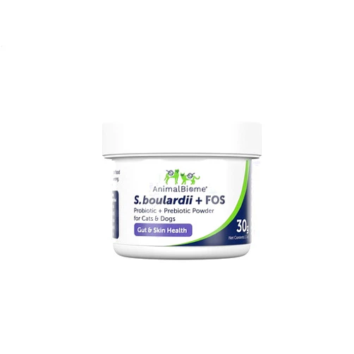 AnimalBiome S boulardii + FOS for Cats and Dogs Probiotic Prebiotic - 30g